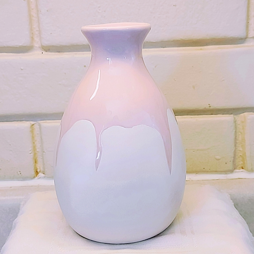 ISAAC MIZRAHI LOVES XO SIENNA DRIP GLAZE VASE